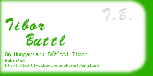 tibor buttl business card